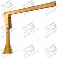 CALDWELL Jib Crane: Base Plate Mounted, 4,000 lb Load Capacity, 120 in Max Lifting Ht (MPN A360-2-10/18). Key specifications — Beam Type: Open Beam; Base Mount Type: Base-Plate Mounted; Body Material: Steel; Brand: CALDWELL; Power Source: Manual; Mount Type: Base Plate Mounted; Lifting Capacity: 2,001 lbs to 4,000 lbs.