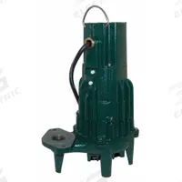 ZOELLER Effluent Pump: 2 hp, 230V AC, Single Phase, 45 gpm Flow Rate @ 10' of Head, 137 ft Max. Head (MPN 191-0004). Key specifications — Impeller Material: Bronze; Rated Voltage: 230V AC; Brand: ZOELLER; Switch: Not Included.