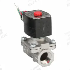 REDHAT Solenoid Valve: 2-Way, Normally Closed, 3/4 in Pipe Size, 110V AC/120V AC, High Flow (MPN EF8210G088). Key specifications — Pipe Size: 3/4 in; Voltage: 120V AC; Brand: REDHAT; Coil Enclosure: Watertight.