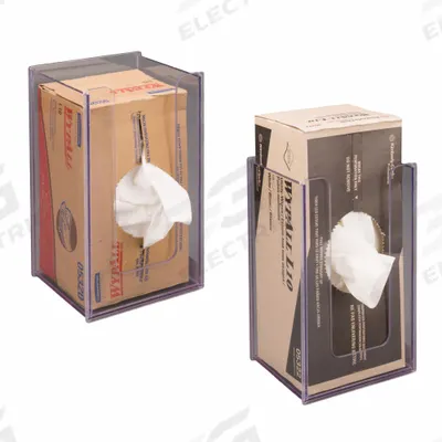 POLTEX Lab Wypall Holder: 5 1/4 in Overall Wd, 10 in Overall Ht, 5 7/8 in Overall Lg - Lab Storage Bins