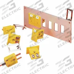 OMEGA Temperature Probe Connectors & Adapters: Panel Jack, For Type J Thermocouple Type, Mini Jack (MPN MPJ-J-F). Key specifications — attr1432251: No Clamp Included; attr1432252: No Write-On Window Included; attr1276097: Panel Jack; attr1276100: Iron; attr1276082: Mini Jack; attr1276092: OMEGA; attr1276087: Black; attr1276088: Glass-Filled Nylon.