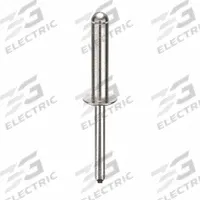 Blind Rivet,2 5/11 in L,1/4 in dia,PK100: Inch, 2 29/64 in Overall Lg, 1 1/8 in Body Lg, 100 PK (MPN U33190.025.0814). Key specifications — Brand: APPROVED VENDOR.