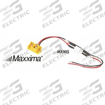 MAXXIMA LED Load Equalizer: 3-Pin Connector, 3 Wires, 15 in Wire Lg - Automotive Harnesses