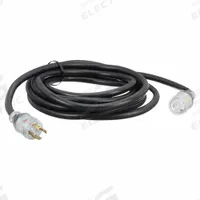 RELIANCE Generator Power Cord: Transfer Switch Cord, 20 ft Cord Lg, 125/250V AC, 30 A Current Rating (MPN PC3020). Key specifications — Rated Voltage: 125/250V AC; Use with Inlet Box: 2KEP7; Use with Transfer Switch: 2KEP5; 2KEP6; Wire Size: 10 AWG; Brand: RELIANCE.