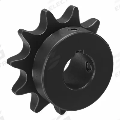TSUBAKI Single Strand Sprocket: 50, For 5/8 in Chain Pitch, 3/4 in Bore Dia, 11 Teeth - Size 50 Fixed-Bore Roller Chain Sprockets