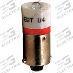 SIEMENS Compact LED Bulb: LED, Miniature Bayonet (BA9s), (T) Tubular, T3-1/4, 6 V, 0.06 W Watt (MPN 52AEB3). Key specifications — Light Color: Green; Voltage: 6 V; Brand: SIEMENS; Bulb Shape: T3-1/4.