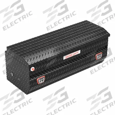 WEATHER GUARD Utility Chest Truck Box: Utility Chest Truck Box, Aluminum, 20 in Overall Dp - Single-Lid Utility Chest Truck Boxes
