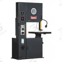 DAKE CORPORATION Band Saw: 26 in Throat Dp - Vertical, 50 to 5,000 SFPM, 0°, 20.0 A, 3 Phase (MPN 987031-2). Key specifications — attr325086: DAKE CORPORATION; attr313109: 0°; attr313108: 50 to 5,000 SFPM; attr313111: 3; attr313110: 20.0 A.