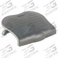 ABILITY ONE Foot Rest: Plastic, Gray, 18 in Overall Lg, 14 in Overall Wd, 4 1/2 in Overall Ht (MPN 7195-01-590-9070). Key specifications — Manufacturer Part Number: 7195-01-590-9070; Features: Height Adjustable 2-1/2 to 4-1/2 in; Material: Plastic; Product Type: Foot Rest; Brand: ABILITY ONE.