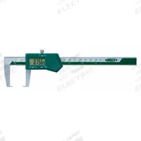 INSIZE Outside Neck Digital Caliper: 0 in to 6 in /0 mm to 150 mm, Cabled, +/-0.0016 in Accuracy (MPN 1187-150A). Key specifications — attr1184461: +/-0.0016 in; attr1184462: 0.0005 in/0.01 mm; attr1184471: Outside; attr1184472: Outside Neck; attr1184496: INSIZE.