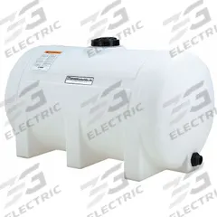 SNYDER INDUSTRIES Storage Tank: Single Wall, Horizontal, 230 gal, Closed Top, 1/4 in Wall Thick (MPN 1280000N95005). Key specifications — Construction Material: HDPE; Brand: SNYDER INDUSTRIES.