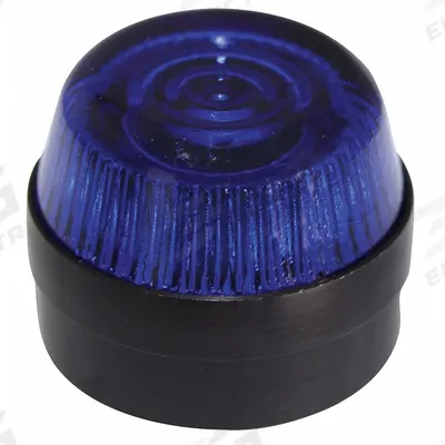EATON Pilot Light Lens: 30 mm Panel Mounting Hole Dia, Blue, Fresnel, Incandescent/LED - Pilot-Light Lenses