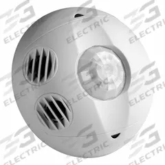 LEVITON Occupancy Sensor Lighting Control: LED, Passive Infrared (PIR)/Ultrasonic, 24V DC, Ceiling (MPN OSC05-MWW). Key specifications — attr992857: Hard Wired; attr992879: 24V DC; attr992891: LEVITON; attr992868: Dependent on Power Pack Rating; attr1024350: Leviton.