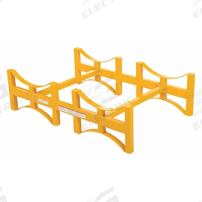 VESTIL Drum Rack: 46 in x 30 in x 13 in, For 2 Drums, 1 Levels, 1,600 lb Wt Capacity - Drum Storage Racks