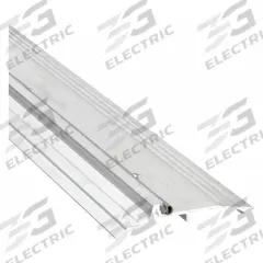 NATIONAL GUARD Door Threshold: Bumper Seal, Aluminum, 3 ft Lg (MPN 896V-3). Key specifications — Brand: NATIONAL GUARD; Transition Type: Fluted.
