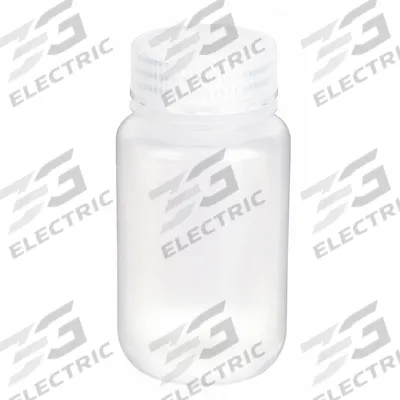 APPROVED VENDOR Reagent Bottle: Polypropylene, 125 mL, 4 fl oz, Closure Included, Colorless - Polypropylene Wide Mouth Round Lab Bottles