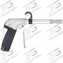 GUARDAIR Air Gun: Pistol-Grip Grip, Aluminum, 3/8 in Female NPT, 1 Nozzle(s), Straight, Focused (MPN U75LJ006AA3). Key specifications — attr1328526: Aluminum; attr1328500: Hanging Hook; attr1328508: GUARDAIR; attr1328515: No; attr1328533: Yes.