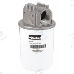 PARKER Hydraulic Spin-on Filter: 50 gpm Max. Flow, 150 psi Max. Pressure, Fiberglass (MPN 50AT110BBPCN20H). Key specifications — attr95846: Fiberglass; attr98907: PARKER; attr95844: 10.