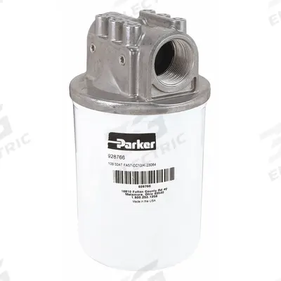 Parker Hydraulic Spin-on Filter: 50 gpm Max. Flow, 150 psi Max. Pressure - Single Head Return Line Hydraulic Filters