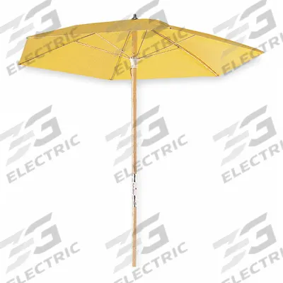 ALLEGRO Manhole Utility Shelter Economy Umbrella: 7 ft, High-Visibility Yellow - Manhole Umbrellas