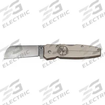 KLEIN TOOLS Lightweight Lockback Knife: 2 1/2 in Blade Lg, 3 1/2 in Closed Lg - Manually-Opening Folding Knives