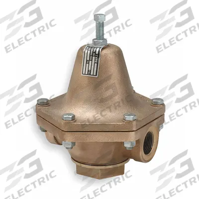 CASH VALVE Pressure Regulator: NPTF x NPTF, 1/4 in x 1/4 in, Bronze, 2 psig to 25 psig - Bronze General Purpose Pressure Regulators