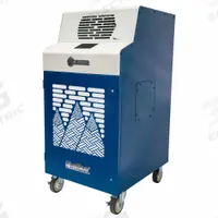 KWIKOOL Portable Air Conditioner: 1,000 sq ft – 1,200 sq ft, 23,500 BtuH, 230V AC, Cooling Only (MPN KWIB2411-3). Key specifications — Compatible Location: Indoor; Voltage: 230V AC; Includes Air Filter: Air Filter Included; Brand: KWIKOOL.