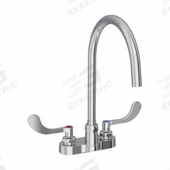 ELKAY Handle-Operated Faucet: Elkay®, Brass, Centerset, Deck, 2 Mounting Holes, 1.5 gpm Flow Rate (MPN LK406LGN08T4). Key specifications — Series: Elkay®; Brand: ELKAY.