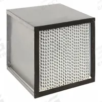 GRAINGER HEPA Air Filter: 12 in x 12 in x 12 in, 95% Filter Efficiency, Downstream Face (MPN 6B622). Key specifications — Brand: GRAINGER; Frame or Header Material: Galvanized Steel.