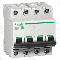 SCHNEIDER ELECTRIC IEC Supplementary Protector: 20 A Amps, 14kA at 240V AC, Screw Clamp, B (MPN M9F21420). Key specifications — Series: C60SP; DC Voltage Rating: Not Rated; Max. AIR Rating: 14kA at 240V AC; Terminal Connection: Screw Clamp; Brand: SCHNEIDER.