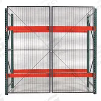 WIRECRAFTERS Door Kit: 1 Bays, 144 in x 1 1/4 in x 120 in, 10 ga, Steel, Powder Coated, Gray (MPN RDH1210). Key specifications — attr36337: WIRECRAFTERS; attr37658: Steel; attr37662: (2) Bi-Parting Doors; attr37663: Yes; attr37664: Powder Coated; attr37667: Gray.
