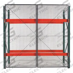 WIRECRAFTERS Door Kit: 1 Bays, 144 in x 1 1/4 in x 120 in, 10 ga, Steel, Powder Coated, Gray (MPN RDH1210). Key specifications — attr36337: WIRECRAFTERS; attr37658: Steel; attr37662: (2) Bi-Parting Doors; attr37663: Yes; attr37664: Powder Coated; attr37667: Gray.