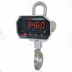 RICE LAKE WEIGHING SYSTEMS Crane Scale: 10,000 lb Wt Capacity - Imperial, +/-0.1% Accuracy, 4 lb (MPN MSI-3460-10000). Key specifications — Readability: 4 lb; Standards: ASME; Includes: 115/230V AC Battery Charger; Housing Material: Aluminum; Manufacturer Part Number: MSI-3460-10000; Brand: RICE LAKE WEIGHING SYSTEMS; Weighing Units: lb.