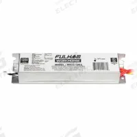 FULHAM Fluorescent Ballast: 120V AC, 1/2/3/4 Lamps Supported, 6 1/2 in Overall Lg (MPN WH33-120-L). Key specifications — attr1125022: (2, 3 or 4) F13DBX; attr239899: FULHAM; attr1125144: 2.