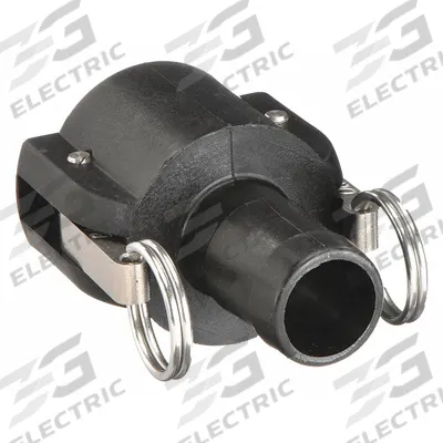 BANJO Cam and Groove Coupling: 3/4 in Coupling Size, 1/2 in Hose Fitting Size - Type C Polypropylene Cam & Groove Fittings