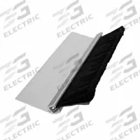 AMERICAN GARAGE DOOR SUPPLY Brush Seal: 45° Angle, Polypropylene, 1 1/3 in Brush Lg, 94 in Holder Lg (MPN BP4121-94). Key specifications — Brush Material: Polypropylene; Includes: Galvanized Self-Drilling Mounting Screws; Width Type: Single; Brand: AMERICAN GARAGE DOOR SUPPLY.