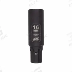 INGERSOLL RAND Impact Socket: Metric, 16 mm Socket Size, 6-Point, Deep, 2 61/64 in Overall Lg (MPN DXS2SM16L). Key specifications — attr1215501: INGERSOLL RAND; attr1215515: Manganese Phosphate; attr1215518: 16 mm.