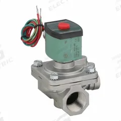REDHAT Solenoid Valve: 2-Way, Normally Closed, 1 in Pipe Size, 120V AC, Watertight, High Flow (MPN 8210G089). Key specifications — Pipe Size: 1 in; Voltage: 120V AC; Brand: REDHAT; Coil Enclosure: Watertight.
