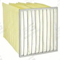 GRAINGER Pocket Air Filter: 24 in x 24 in x 22 in, MERV 15, Yellow, Synthetic, 10 Pockets (MPN 911TC9). Key specifications — Display Sell UOM: EA; Brand: GRAINGER; Media Material: Synthetic; Performance Rating: MERV 15.