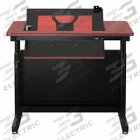VERSADESK Standing Desk: Cherry, Wood, 36 in Overall Wd, 30 in Overall Dp, 36 in Max Desktop Ht (MPN RST3630-BC). Key specifications — Frame Color: Black; Frame Material: Laminate; Brand: VERSADESK; Desktop Color: Cherry; Desktop Material: Wood.
