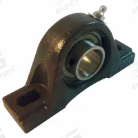 NTN Pillow Block Bearing: 1 in Bore, Cast Iron, Set Screws, 1 27/64 in Shaft Ht, 5.5 in Overall Lg (MPN ARP-1). Key specifications — Brand: NTN; Maximum Speed: 5,900 RPM; Mounting Bolt Size: M10; System of Measurement: Inch.
