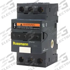 BUSSMANN Fuse Block: Finger-Safe, 3 Pole, 600 V AC, DIN Rail/Panel Mounting, Screw Termination (MPN OPM-NG-SC3). Key specifications — Brand: BUSSMANN.