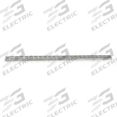 APPROVED VENDOR Double Slotted Standard: Double, 1 1/4 in x 1/2 in x 48 in, Zinc-Plated, 16 ga Gauge (MPN 2HFU8). Key specifications — Color: Silver; For Display Type: Surface Mount Slotted Standards; Material: Stainless Steel; Brand: APPROVED VENDOR; Finish: Zinc-Plated.