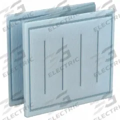 GRAINGER Link Air Filter: 25 in x 20 in x 1 in, 20 in Section Wd, 3 Sections, 3 Ply, MERV 8 (MPN 2DYC5). Key specifications — Performance Rating: MERV 8; Brand: GRAINGER; Media Material: Synthetic.