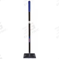 WESTWARD Tamper: Steel Blade, 10 in Wd, 10 in Blade, Steel Handle, 43 in Lg (MPN 38ZD97). Key specifications — Handle Material: Steel; Handle Type: Tube with Rubber Grip; Blade Material: Steel.