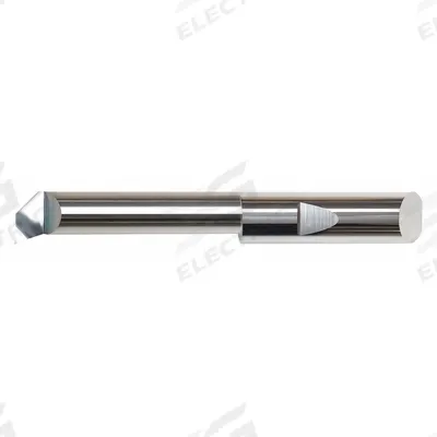 MICRO 100 Boring Bar: Top Rake Chipbreaker, 3/16 in Shank Dia., AlTiN, Right Hand - Machining