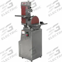 JET Belt and Disc Sander: For Metal, 115 V, Single-Phase, 1 1/2 hp, 6 in x 48 in Belt, 12 in Disc (MPN 414551). Key specifications — attr564072: Single-Phase; attr650959: Metal; attr564036: JET.