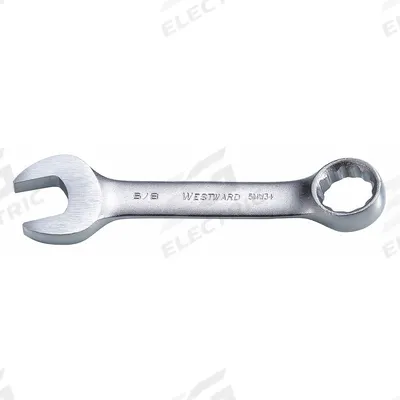 WESTWARD Combination Wrench: Alloy Steel, Satin, 5/8 in Head Size, 4 1/4 in Overall Lg - SAE 12-Point Combination Wrenches