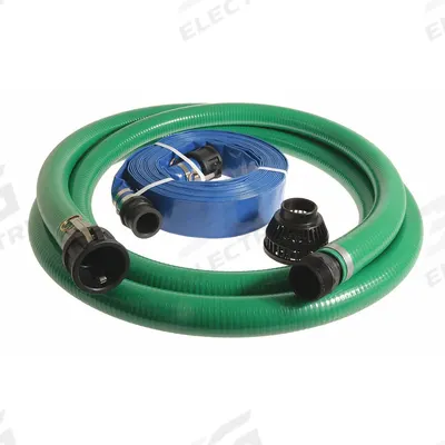 APPROVED VENDOR Water Suction and Discharge Hose Kit: 4 in Hose Inside Dia., 20 ft_50 ft Hose Lg - PVC Water Discharge Hose Assemblies with Synthetic Fabric Reinforcement
