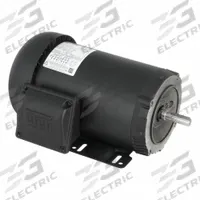 WEG General Purpose Motor: C-Face/Rigid Base Mount, Totally Enclosed Fan Cooled, 2 hp, 230/460V AC (MPN 00236ET3E56C-S). Key specifications — Brand: WEG; Nameplate Voltage @ 60 Hz: 230/460V AC; Full Load Current @ 60 Hz: 4.94/2.47 A; Nameplate RPM @ 60 Hz: 3,520 RPM; Motor Enclosure: TEFC.
